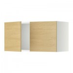 МЕТОД Навесной шкаф с 2 дверями - Тингсрид под березу, белый