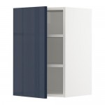 МЕТОД Шкаф навесной с полкой - белый, Ерста глянцевый черно-синий, 40x60 см МЕТОД Шкаф навесной с полкой - белый, Ерста глянцевый черно-синий, 40x60 см