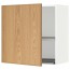 МЕТОД Шкаф навесной с сушкой - белый, Экестад дуб, 60x60 см