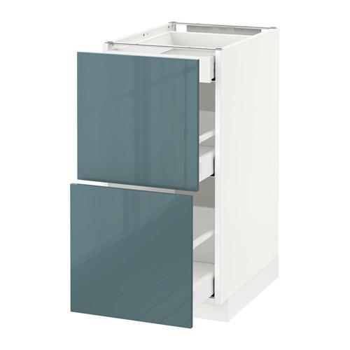 METOD напольный шкаф/2фасада/3ящика оцинковка