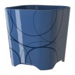 ЛИВФУЛЬ Кашпо - темно-синий