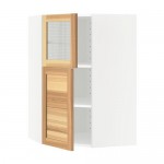 МЕТОД Угл навесн шкаф+полки/1дв/1 стек дв - белый, Торхэмн естественный ясень МЕТОД Угл навесн шкаф+полки/1дв/1 стек дв - белый, Торхэмн естественный ясень