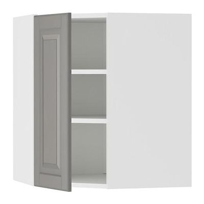 ФАКТУМ Шкаф навесной угловой - Лидинго серый, 60x92 см