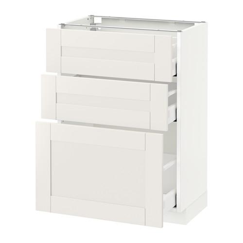 METOD/MAXIMERA напольный шкаф с 3 ящиками METOD/MAXIMERA напольный шкаф с 3 ящиками