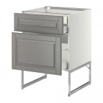 МЕТОД / МАКСИМЕРА Напольн шкаф 2фронт пнл/2низ/1вс ящ - белый, Будбин серый, 60x60x60 см МЕТОД / МАКСИМЕРА Напольн шкаф 2фронт пнл/2низ/1вс ящ - белый, Будбин серый, 60x60x60 см