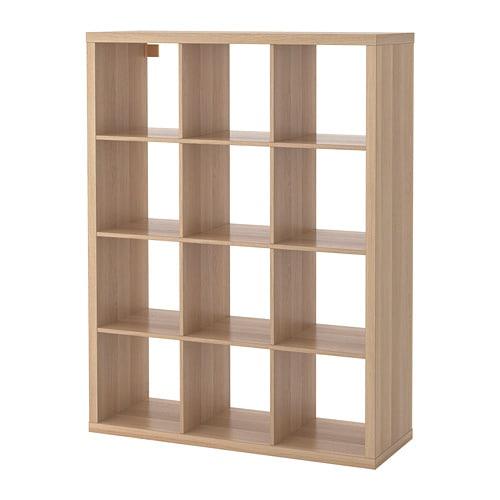 КАЛЛАКС Стеллаж - под беленый дуб