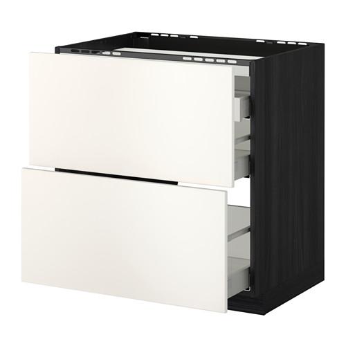 METOD/MAXIMERA напольн шкаф/2 фронт пнл/3 ящика цвет алюминия METOD/MAXIMERA напольн шкаф/2 фронт пнл/3 ящика цвет алюминия