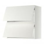METOD навесной шкаф/2 дверцы, горизонтал белый/Хэггеби белый 80x38.6x80 cm