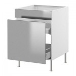 ФАКТУМ Напольн шк под мойку с ящ/1 дврц - Рубрик нержавеющ сталь ФАКТУМ Напольн шк под мойку с ящ/1 дврц - Рубрик нержавеющ сталь