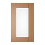 ЭДЕЛЬ Стеклянная дверь - бук, 30x70 см
