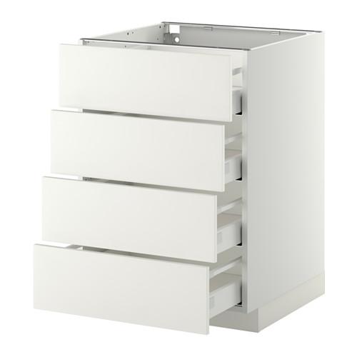 METOD/MAXIMERA напольн шкаф 4 фронт панели/4 ящика METOD/MAXIMERA напольн шкаф 4 фронт панели/4 ящика