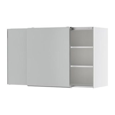 ФАКТУМ Навесной шкаф с рздвжн дверц - Аплод серый, 120x70 см