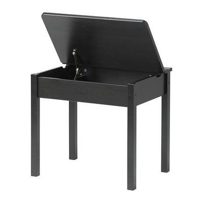 СУНДВИК Стол с отделением для хранения - черно-коричневый СУНДВИК Стол с отделением для хранения - черно-коричневый