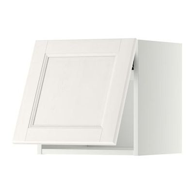 МЕТОД Горизонтальный навесной шкаф - 40x40 см, Лаксарби белый, белый