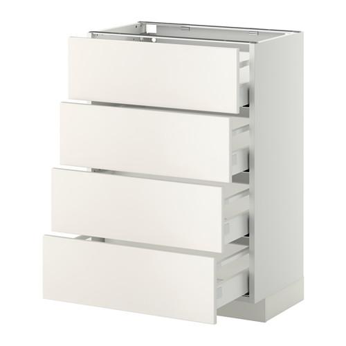 METOD/MAXIMERA напольн шкаф 4 фронт панели/4 ящика METOD/MAXIMERA напольн шкаф 4 фронт панели/4 ящика