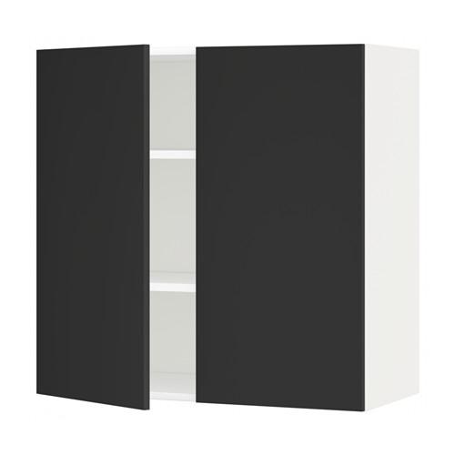 METOD навесной шкаф с полками/2дверцы METOD навесной шкаф с полками/2дверцы