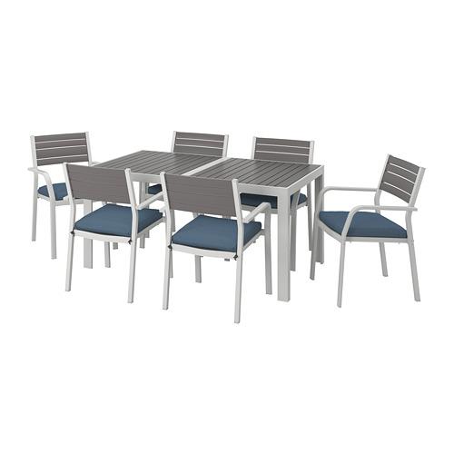 SJÄLLAND стол+6 кресел,д/сада SJÄLLAND стол+6 кресел,д/сада