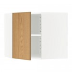 МЕТОД Угловой навесной шкаф с полками - белый, Экестад дуб, 68x60 см МЕТОД Угловой навесной шкаф с полками - белый, Экестад дуб, 68x60 см
