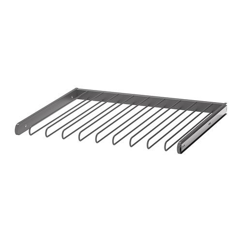 KOMPLEMENT выдвижная вешалка для брюк темно-серый 68.1x56.9x4.5 cm