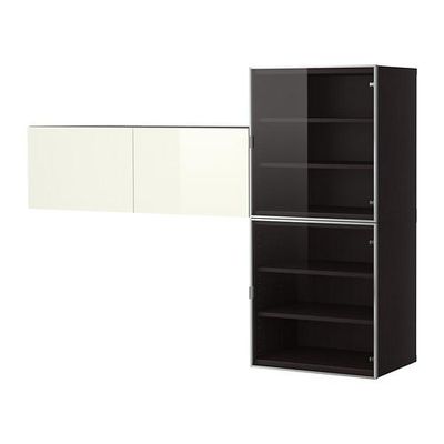 БЕСТО Комбинация для хранения с дверцами БЕСТО Комбинация для хранения с дверцами