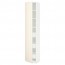 МЕТОД / МАКСИМЕРА Высокий шкаф с ящиками - белый, Хитарп белый с оттенком, 40x37x200 см