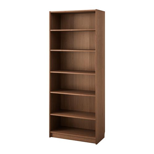 БИЛЛИ Стеллаж - коричневый ясеневый шпон