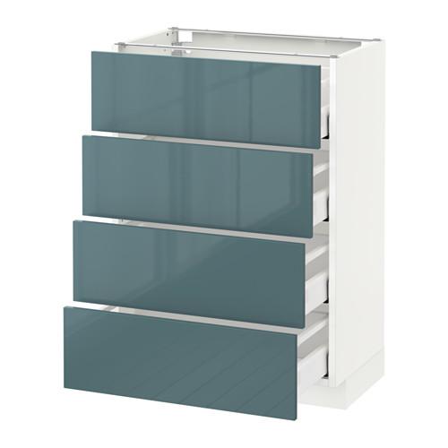 METOD/MAXIMERA напольн шкаф 4 фронт панели/4 ящика METOD/MAXIMERA напольн шкаф 4 фронт панели/4 ящика