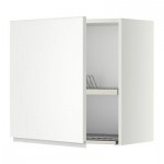 МЕТОД Шкаф навесной с сушкой - 60x60 см, Нодста белый/алюминий, белый