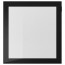 ГЛАССВИК Стеклянная дверь - черный/прозрачное стекло