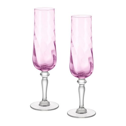 KONUNGSLIG бокал для шампанского прозрачное стекло/пробка