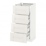METOD/MAXIMERA напольн шкаф 4 фронт панели/4 ящика METOD/MAXIMERA напольн шкаф 4 фронт панели/4 ящика