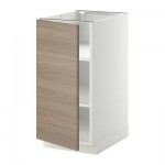 МЕТОД Напольный шкаф с полками - 40x60 см, Брокхульт под грецкий орех светло-серый, белый МЕТОД Напольный шкаф с полками - 40x60 см, Брокхульт под грецкий орех светло-серый, белый