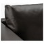 ВИМЛЕ 6-местный п-образный диван - с открытым торцом/Фарста черный