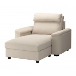 LIDHULT козетка черно-коричневый