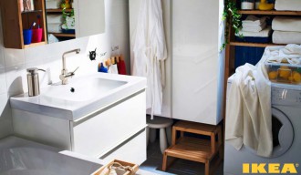 Интерьер ванной комнаты ИКЕА