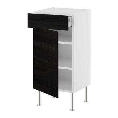 ФАКТУМ Напольн шкаф с полкой/ящиком/дверью - Гношё черный, 40x37 см ФАКТУМ Напольн шкаф с полкой/ящиком/дверью - Гношё черный, 40x37 см