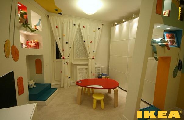 Интерьер детской комнаты ИКЕА