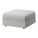 ВАЛЛЕНТУНА Чехол секции с отделением д/хранен - Оррста светло-серый