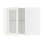 МЕТОД Углов навесн шк с полками/сткл дв - 68x60 см, Хитарп белый с оттенком, белый МЕТОД Углов навесн шк с полками/сткл дв - 68x60 см, Хитарп белый с оттенком, белый
