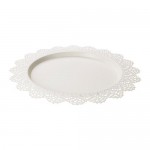 SKURAR тарелка для свечи белый Ø37 cm