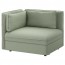 ВАЛЛЕНТУНА Секция дивана-кровати со спинкой - Хилларед зеленый, Хилларед зеленый