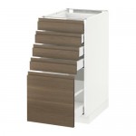 METOD/MAXIMERA напольный шкаф с 5 ящиками оцинковка