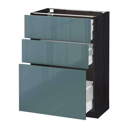 METOD/MAXIMERA напольный шкаф с 3 ящиками