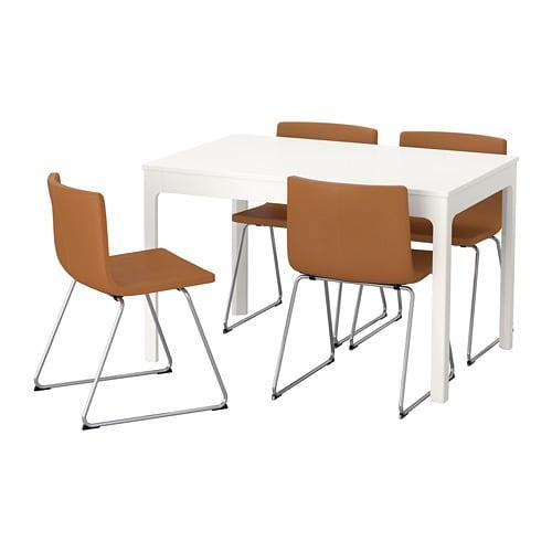 ЭКЕДАЛЕН / БЕРНГАРД Стол и 4 стула