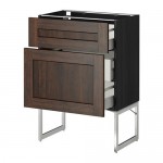 МЕТОД / МАКСИМЕРА Наполн шк 2 фрнт/3 средн ящ - под дерево черный, Эдсерум под дерево коричневый, 60x37x60 см МЕТОД / МАКСИМЕРА Наполн шк 2 фрнт/3 средн ящ - под дерево черный, Эдсерум под дерево коричневый, 60x37x60 см