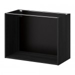 МЕТОД Каркас напольного шкафа - под дерево черный, 80x37x60 см МЕТОД Каркас напольного шкафа - под дерево черный, 80x37x60 см