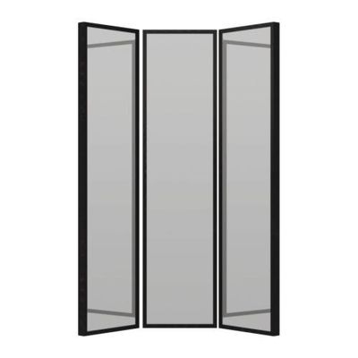 СТАВЕ Зеркало - черно-коричневый, 130x160 см