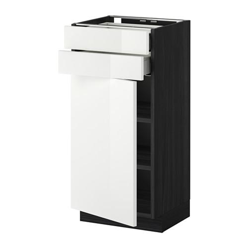 MAXIMERA/METOD напольный шкаф с дверцей/2 ящиками