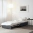 VALLENTUNA секция дивана-кровати Хилларед темно-серый 80x100x45 cm