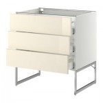 МЕТОД / МАКСИМЕРА Нплн шк 3 фрнт/3 средн ящика - 80x60x60 см, Рингульт глянцевый кремовый, белый МЕТОД / МАКСИМЕРА Нплн шк 3 фрнт/3 средн ящика - 80x60x60 см, Рингульт глянцевый кремовый, белый